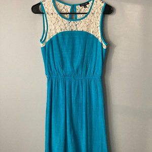 Blue and White As U Wish Sundress